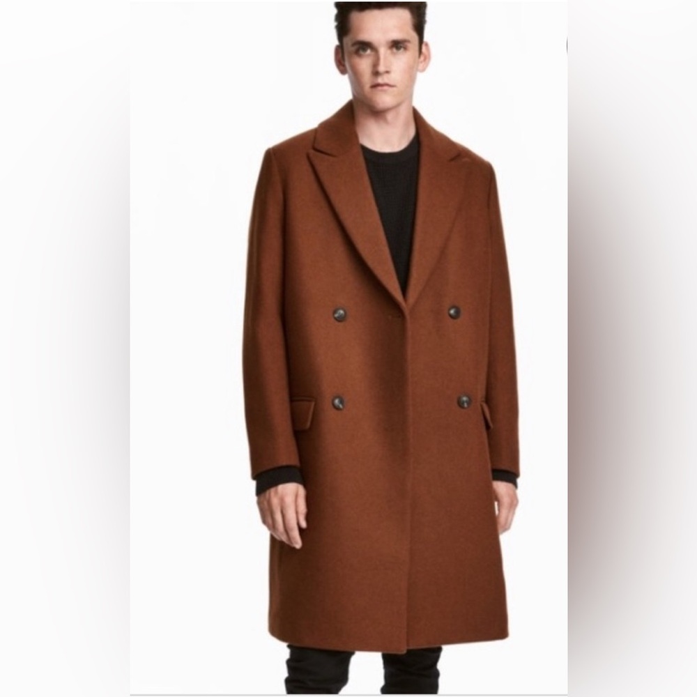 H&M men’s wool coat size 42R
